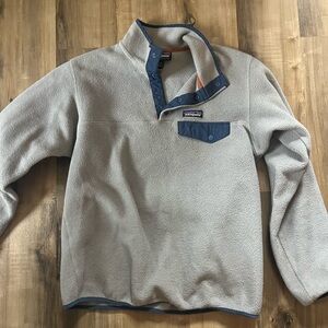 Patagonia Gray Fleece synchilla Pullover
